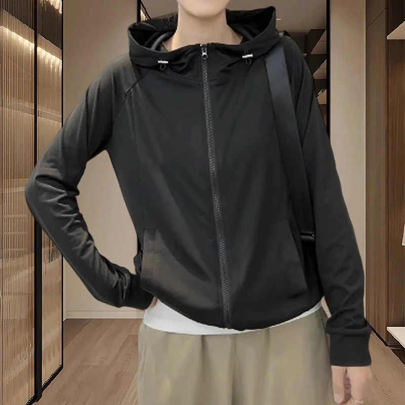 连帽防晒衣女夏季薄款外套2024新款小个子休闲韩版大码透气防晒服