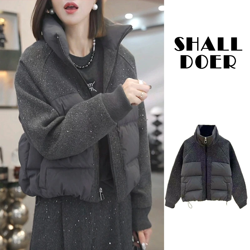 加厚立领保暖棉服外套女士2025年秋冬季新款韩版洋气百搭休闲上衣