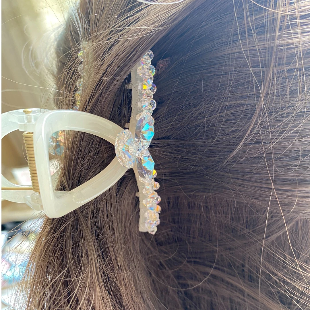 抓夹气质百搭网红韩版优雅简约华子