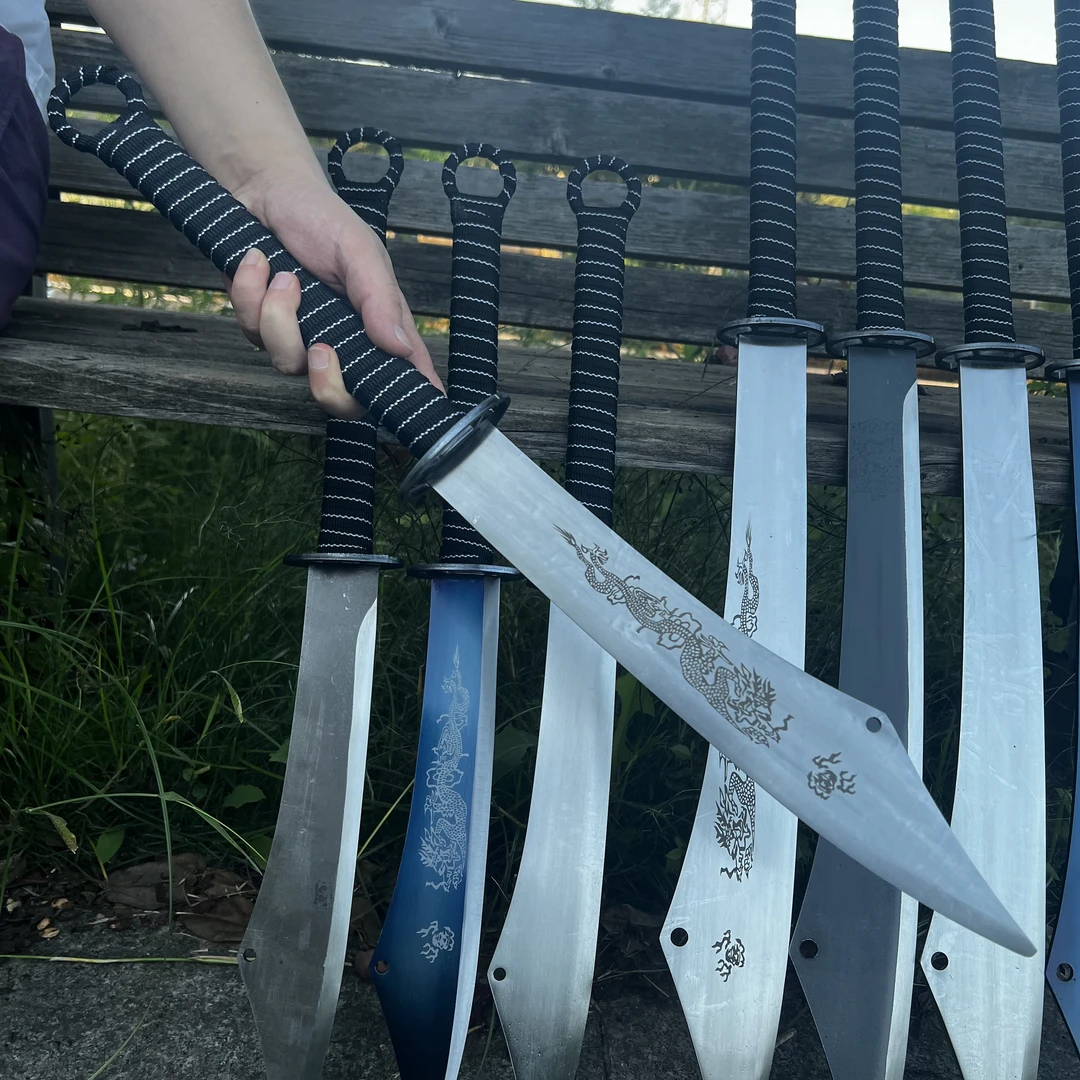 中款红军抗日大刀武术刀十八般兵器刀龙泉刀剑一体刀户外刀未开刃