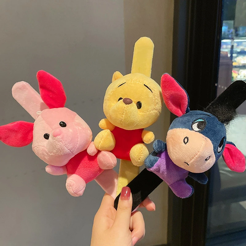 可爱儿童毛绒啪啪圈发饰小玩具卡通公仔情侣玩偶拍拍手环生日礼物