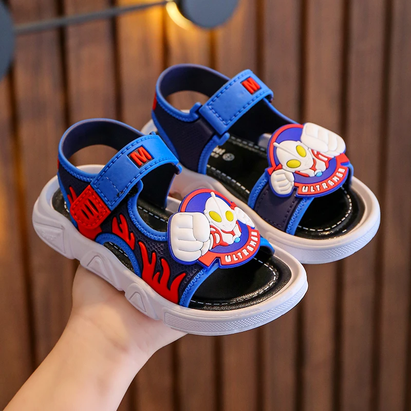 2024新款防滑软底男童凉鞋儿童小中大童男孩宝宝学生外穿沙滩鞋