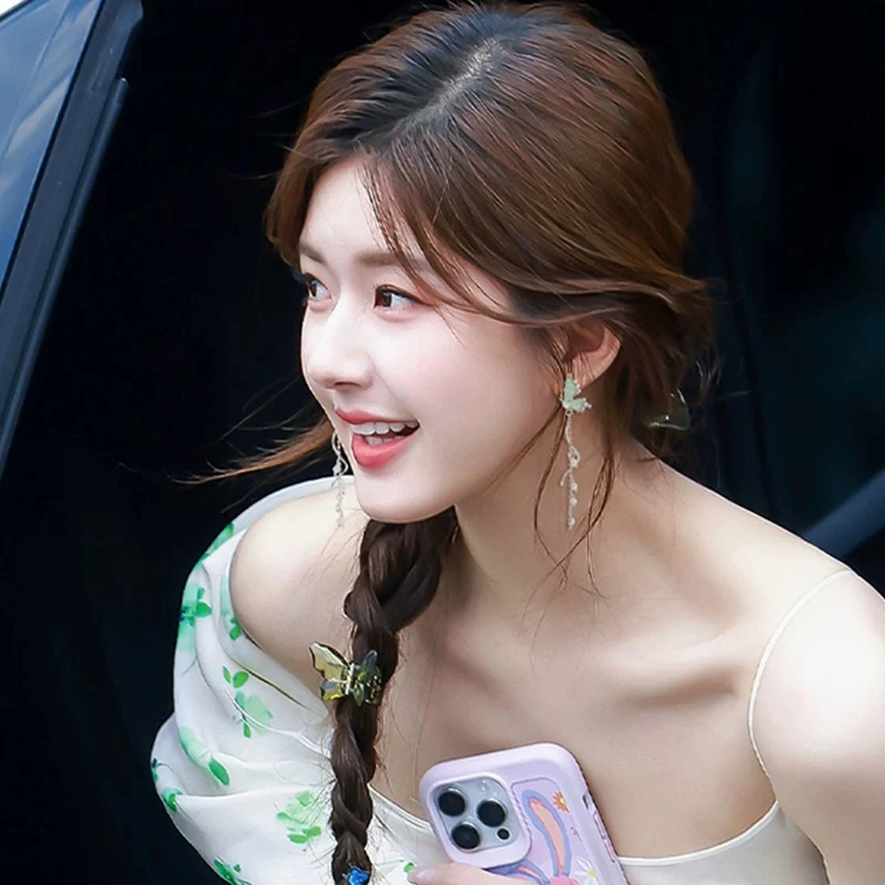 铜合金仿水晶耳饰 1102《灵动仙仙》唯美森系超仙个性少女长款耳饰