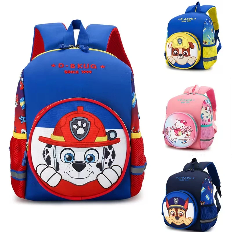 儿童书包幼儿园宝宝上学包包新款卡通动漫双肩包男女孩轻便小背包