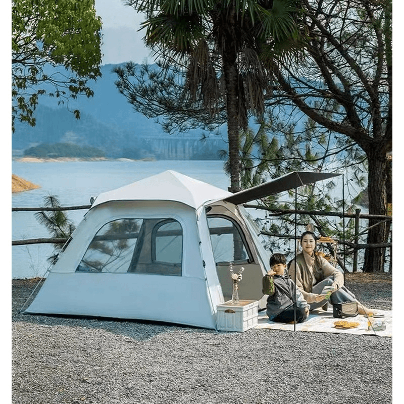 【品牌尾货】新户外野餐帐篷免搭防晒便携式（颜色随机介意勿拍）