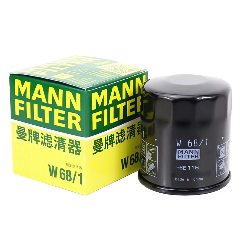 曼牌机油滤芯W68/1机油格 威驰/YARiS/花冠/卡罗拉/RAV4荣放/雷凌
