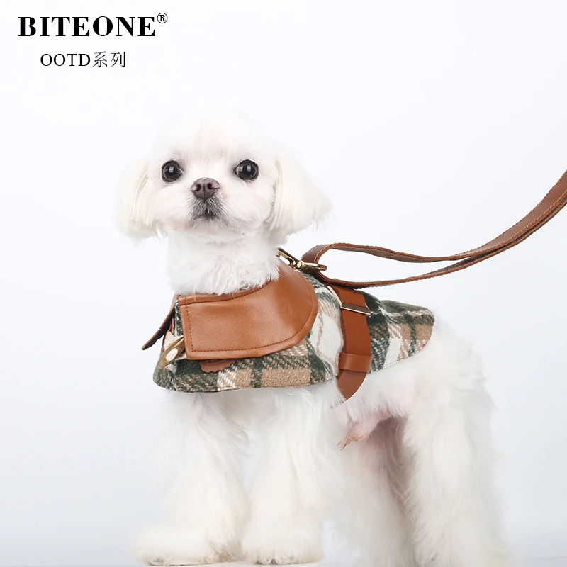 BITEONE【城市猎人】猫咪狗狗衣服秋冬新款呢大衣