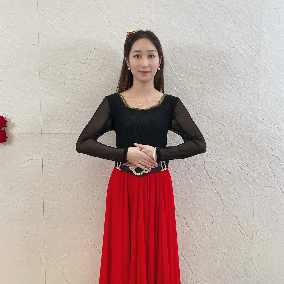 私人定制网纱带花边上衣，显瘦，百搭（不支持退换）