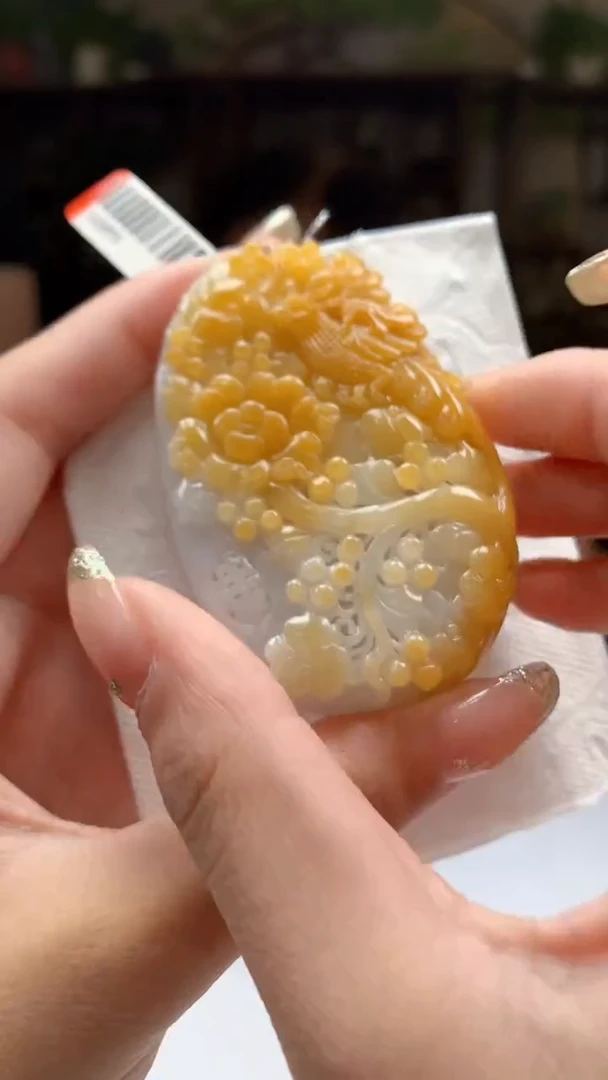 【闪购商品】定制翡翠未镶嵌1019xd-毛货挂件171