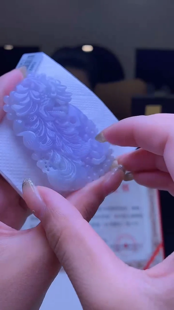 【闪购商品】定制翡翠未镶嵌1002xd-毛货挂件107