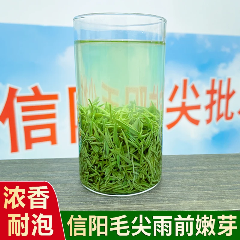 茶叶正宗河南信阳毛尖2025新茶雨前一级嫩芽浓香耐泡型毛尖绿茶