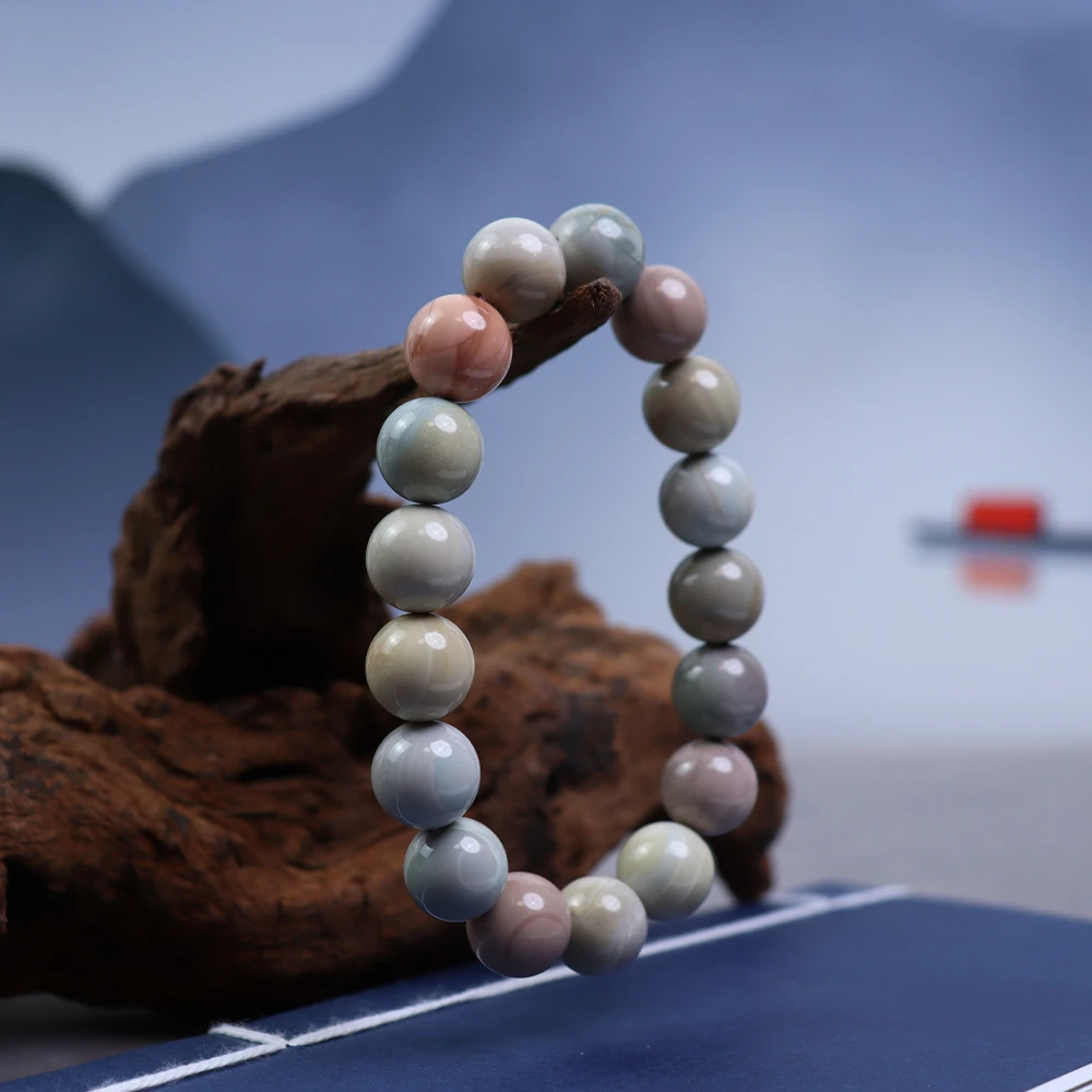 阿拉善玛瑙手串·12mm+·多样性发一·SMN3001