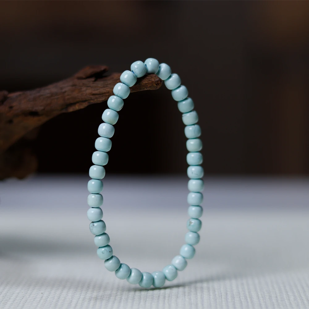 绿松石手串·5.5mm+老型珠6g+·多样性发一·SLS2001