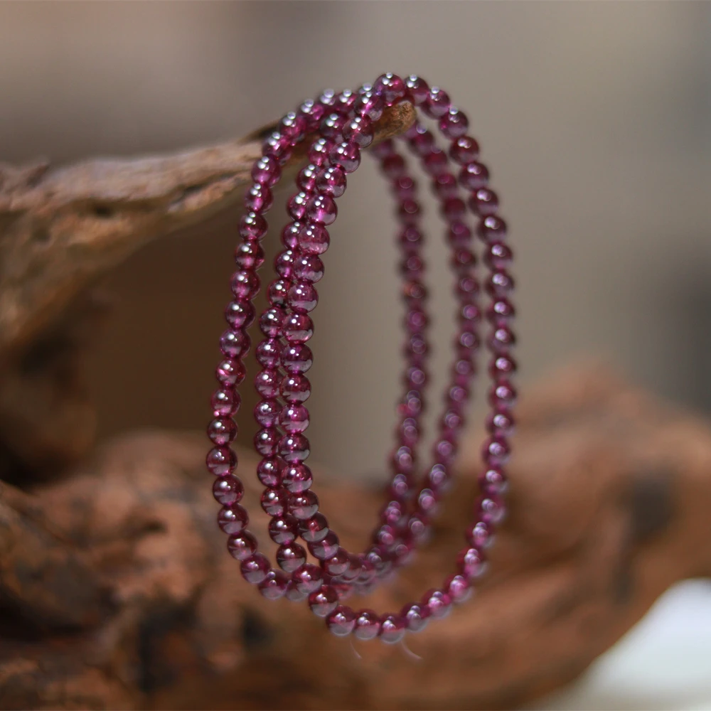 紫牙乌手串·4mm+多圈·SSL3001