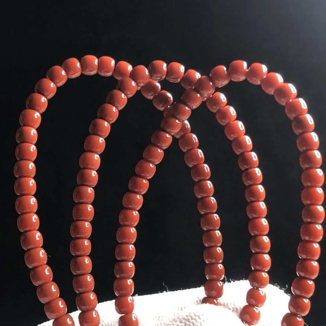 「石凡珠宝」精选S级瓦西南红多圈长链 走基地发货地大证书 保真