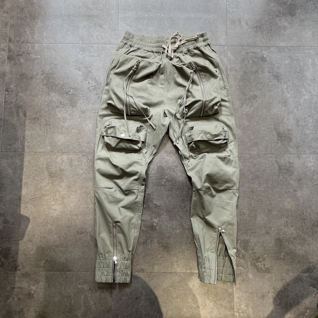 特价清货！高品质！多口袋工装裤男女cleanfit美式弹力休闲束脚裤潮