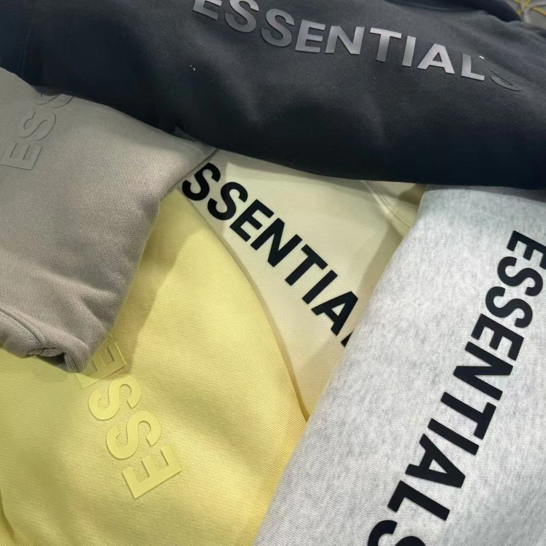 【什么都有】ess大logo款 儿童连帽加绒卫衣