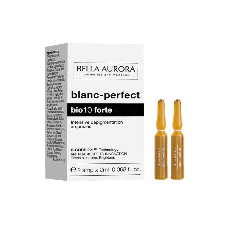 BellaAurora贝雅欧若拉美白淡斑安瓶旅行装2ml*2支装匀肤透亮