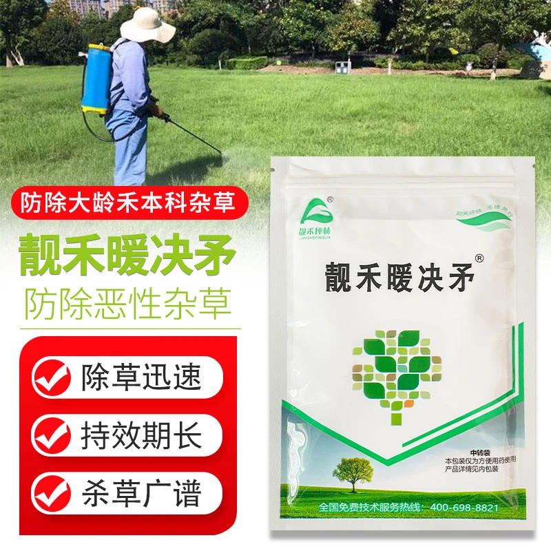 靓禾暖决矛暖季草坪除草剂百慕大马尼拉除白茅草马唐牛筋草尖叶草