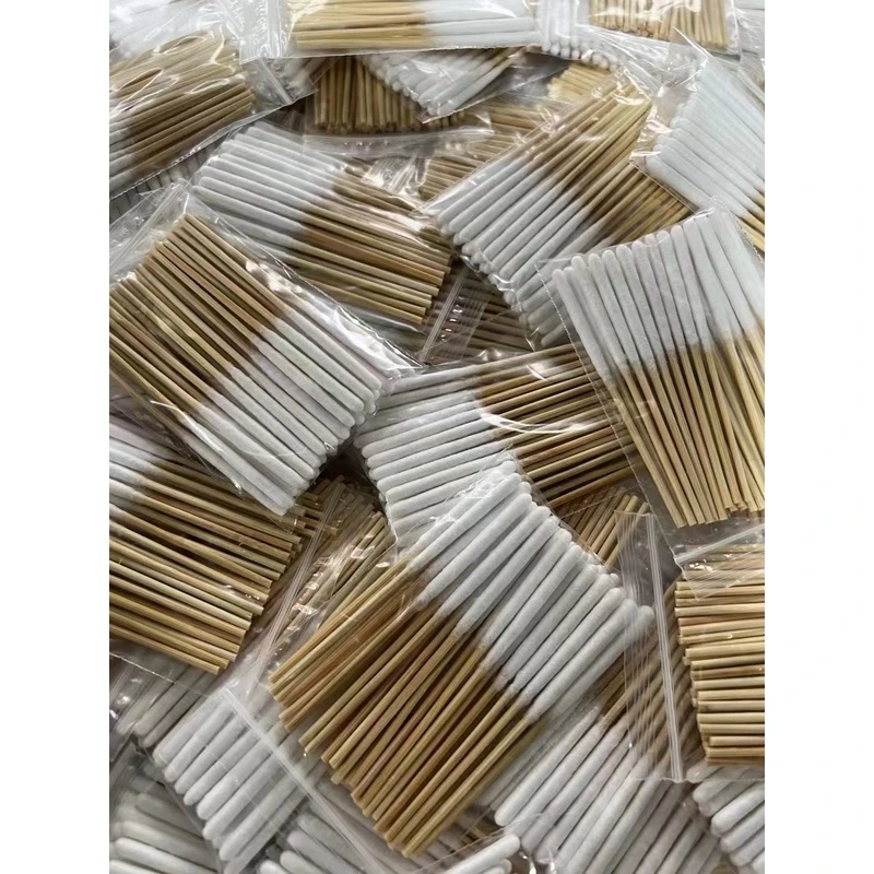 棉签薄款一次性涂抹棉棒加长款美容院单头厚款卸妆掏耳朵尖头尖嘴