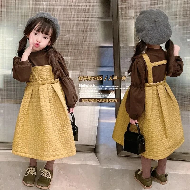 「今天就乱卖」韩系秋款女童连衣裙春秋季新款女宝宝韩版洋气中小童