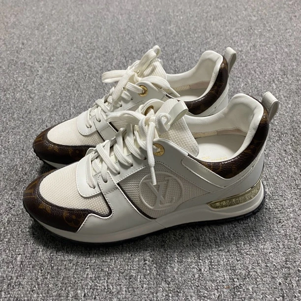 98新/36码/Lv/路易威登/白色老花Runaway运动鞋/BF00539