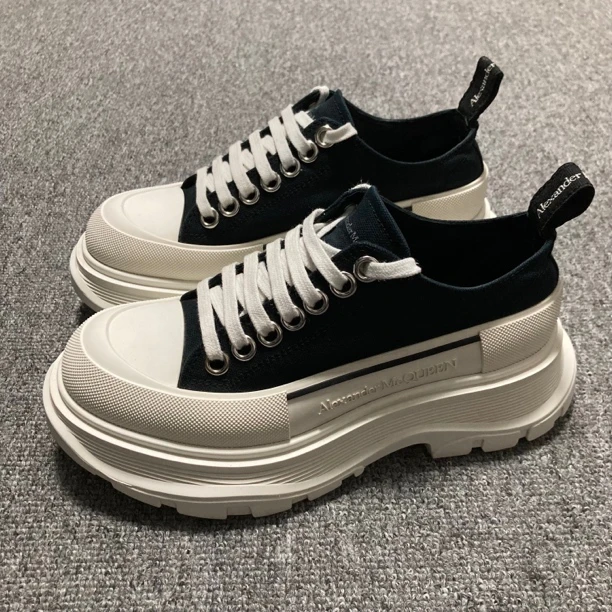98新/35.5码/麦昆/McQueen/白色低帮马丁靴/BF00117