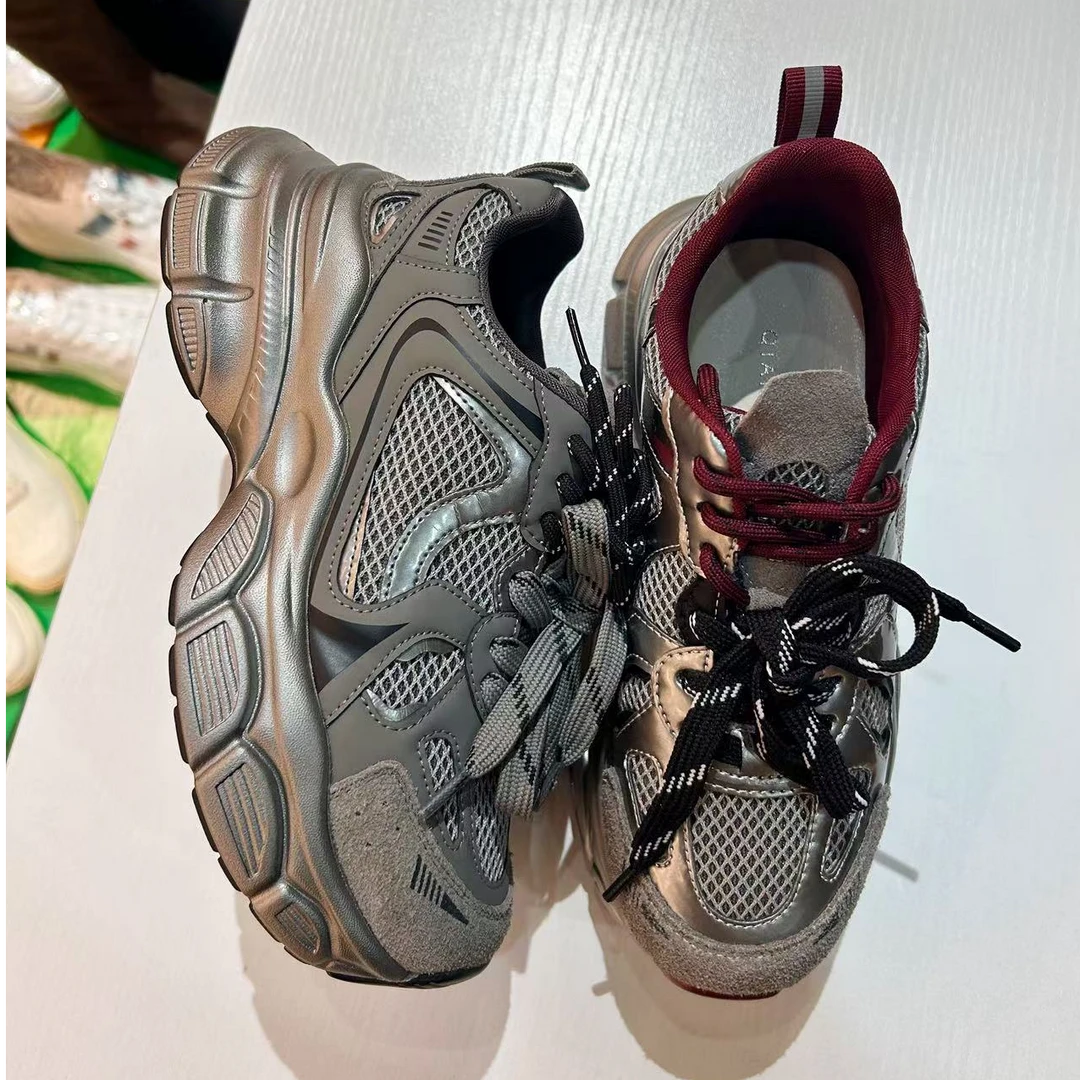 阿如家~老爹鞋女款网红休闲鞋女士鞋子时尚款厚底女鞋增高鞋潮流