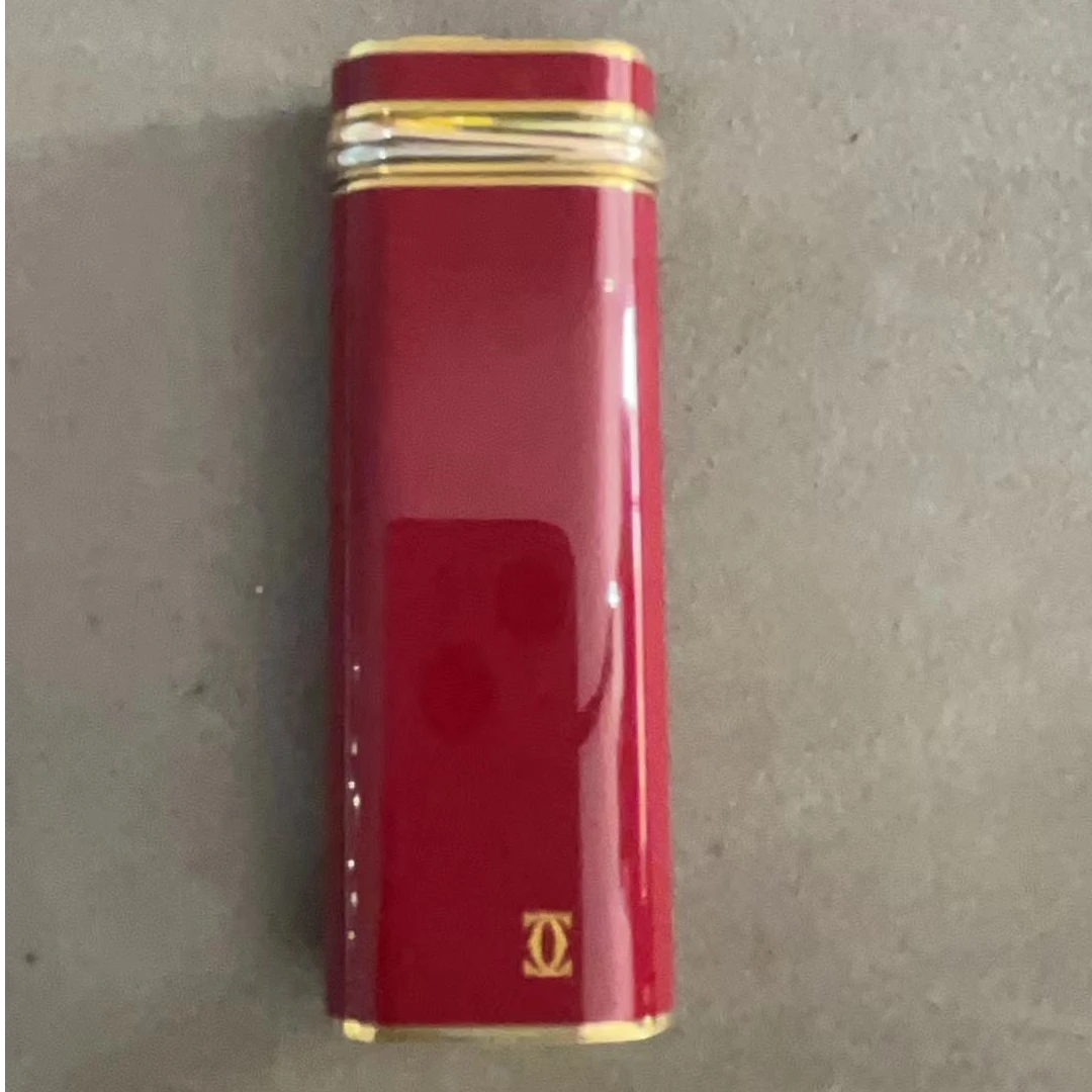 KDY红漆三色金充气打火机