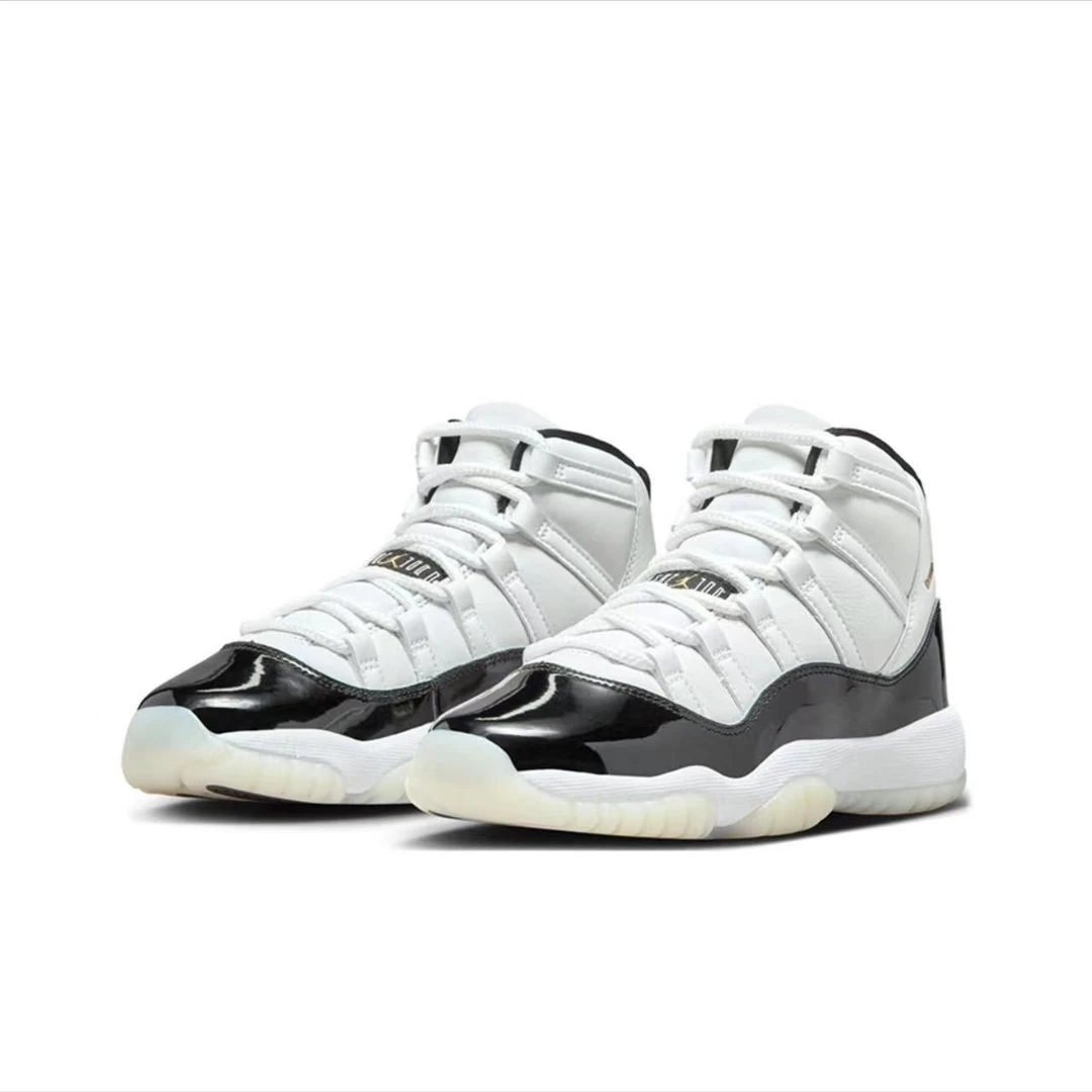 Jordan Air Jordan 11 康扣 中帮休闲篮球鞋 女子 378038-170黑白