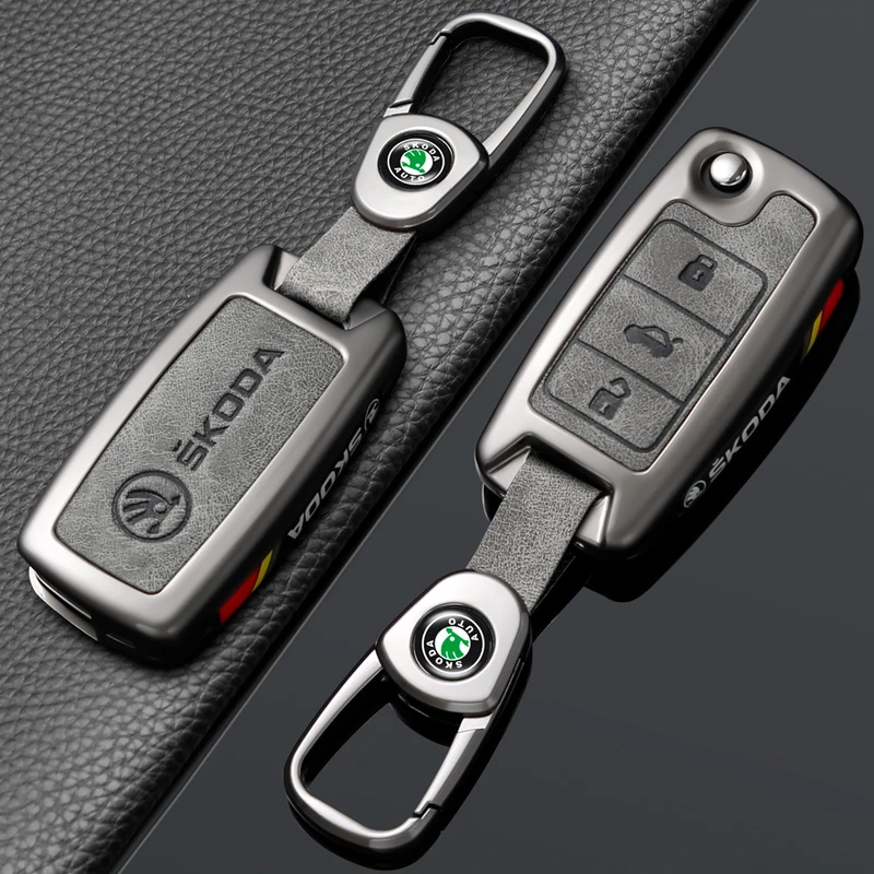 斯柯达车钥匙套明锐速派昕锐昕动昊锐晶锐柯米克野帝车钥匙包扣壳
