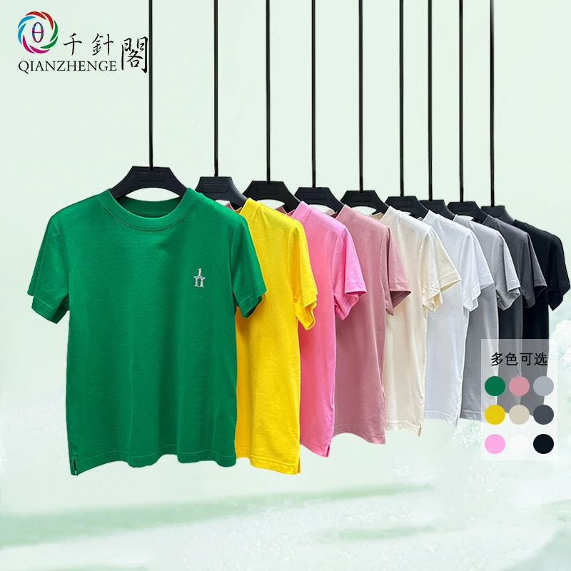 T-23Q6001女款时尚纯棉短T
