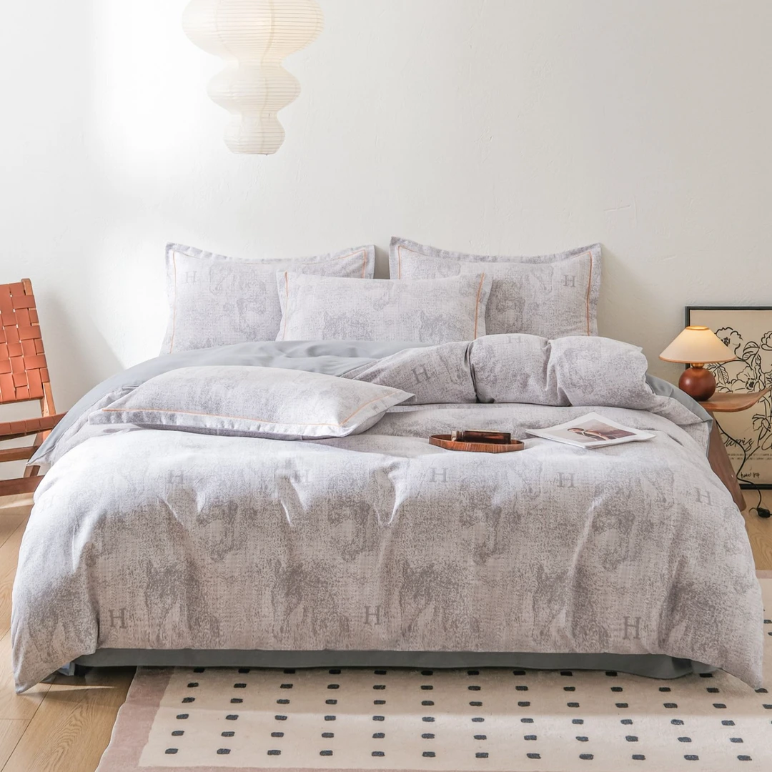 TT家纺 2*2.3 马德里 全棉纯棉环保磨毛四件套