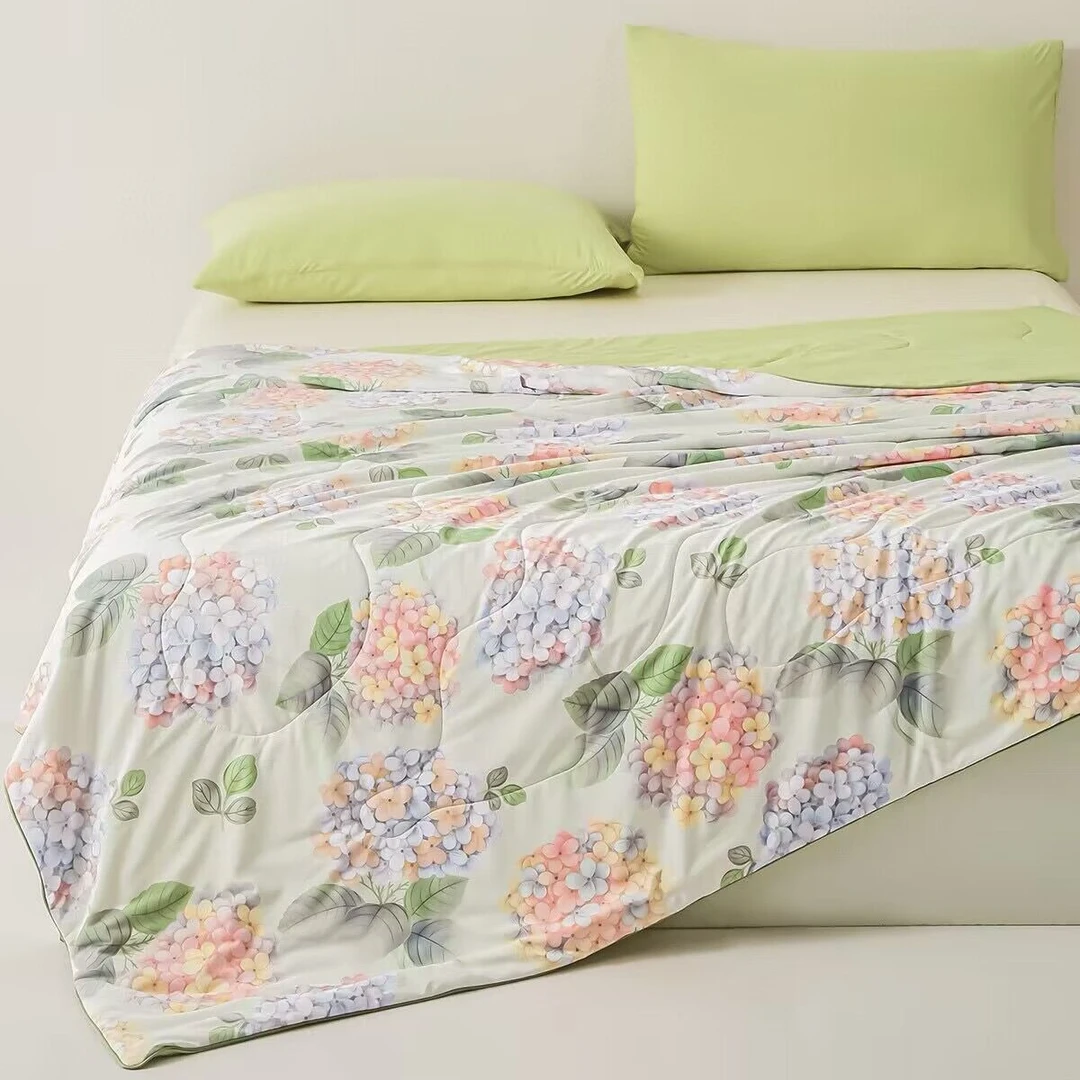 TT家纺 2*2.3 花溪畔 母婴级海洋云母丝夏季凉感夏被 单夏被