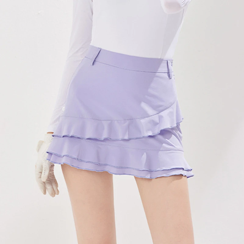 Femt Golf/Femt Golf高尔夫女装防走光内衬短裙速干弹力荷叶边裙