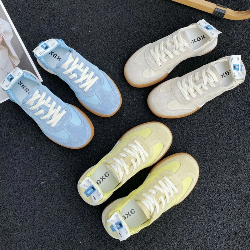 【凯哥专属时尚】软底运动阿甘女芭蕾德训鞋冰丝布透气1337百搭