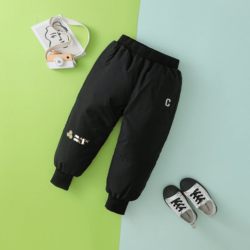 儿童羽绒裤女童外穿2025新款冬季加厚中大童宝宝男童裤子一条过冬