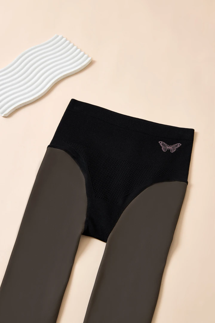 200克薄绒黑丝透肉防勾收腹提臀水光光腿神器裤袜适合15度左右