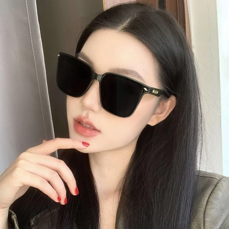 gm墨镜女高级感ins网红防晒眼镜大框防紫外线太阳镜男款大脸显瘦