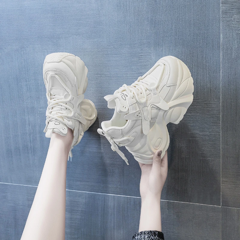 增高9cm网红厚底老爹鞋2024年春夏新款时尚休闲百搭单鞋0098-102