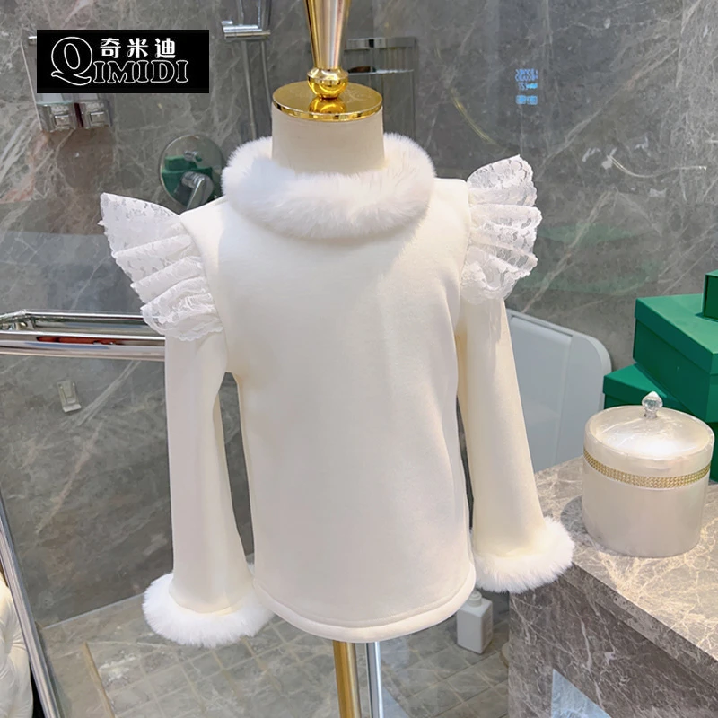 奇米迪女童加绒打底衫41186