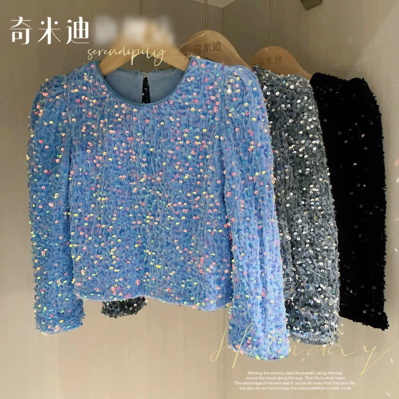 【现货】奇米迪女童打底衫加厚上衣2022秋装新款洋气31161