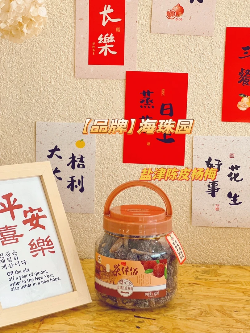 【海珠园】盐津陈皮杨梅