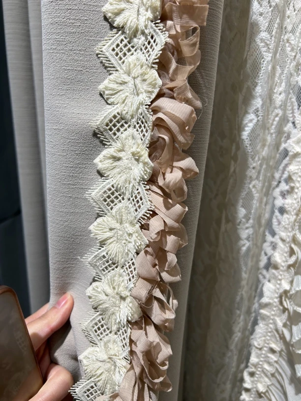 沐润2024新款窗帘花边辅料装饰水溶沙发布艺装饰品