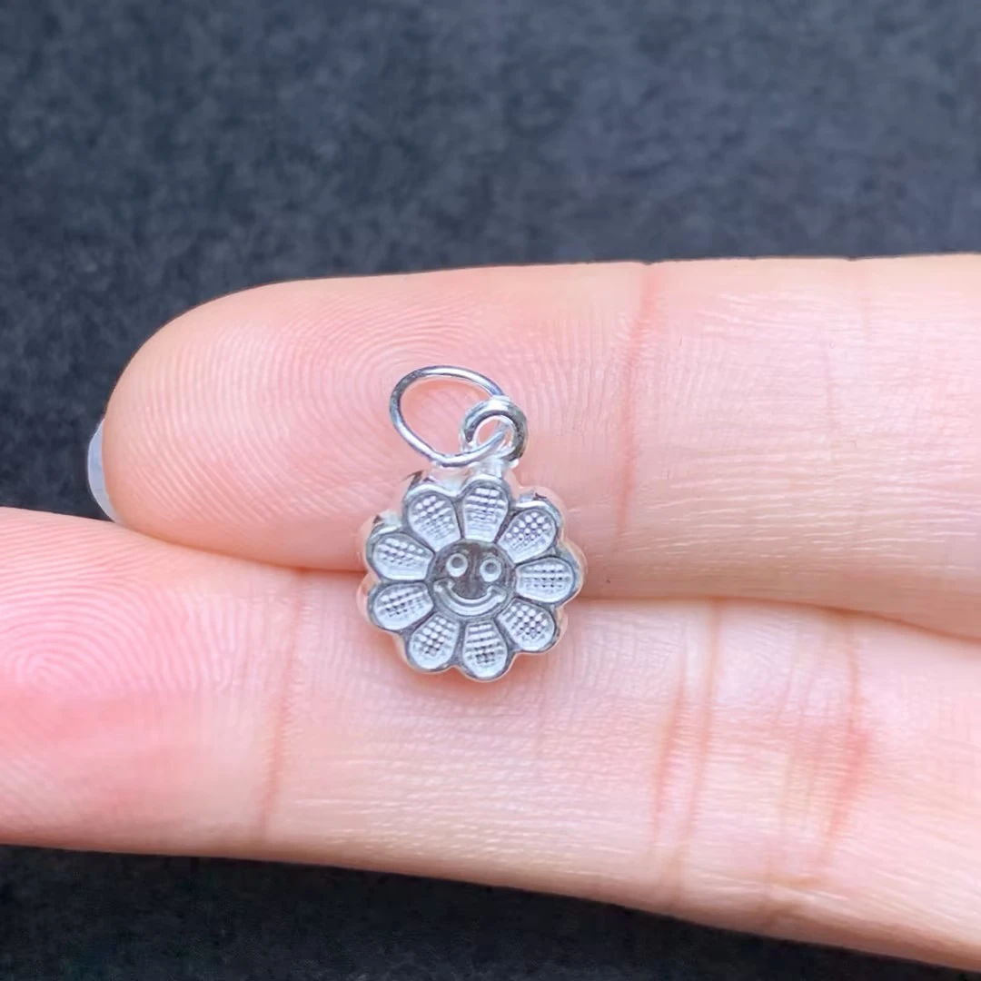 吊坠足银 （精致小巧款）菲菲珠宝好*足银吊坠-小太阳花