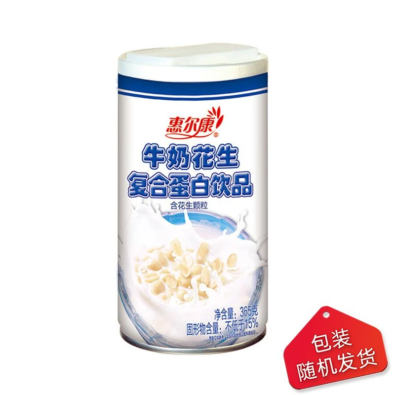 惠尔康牛奶花生365g/罐