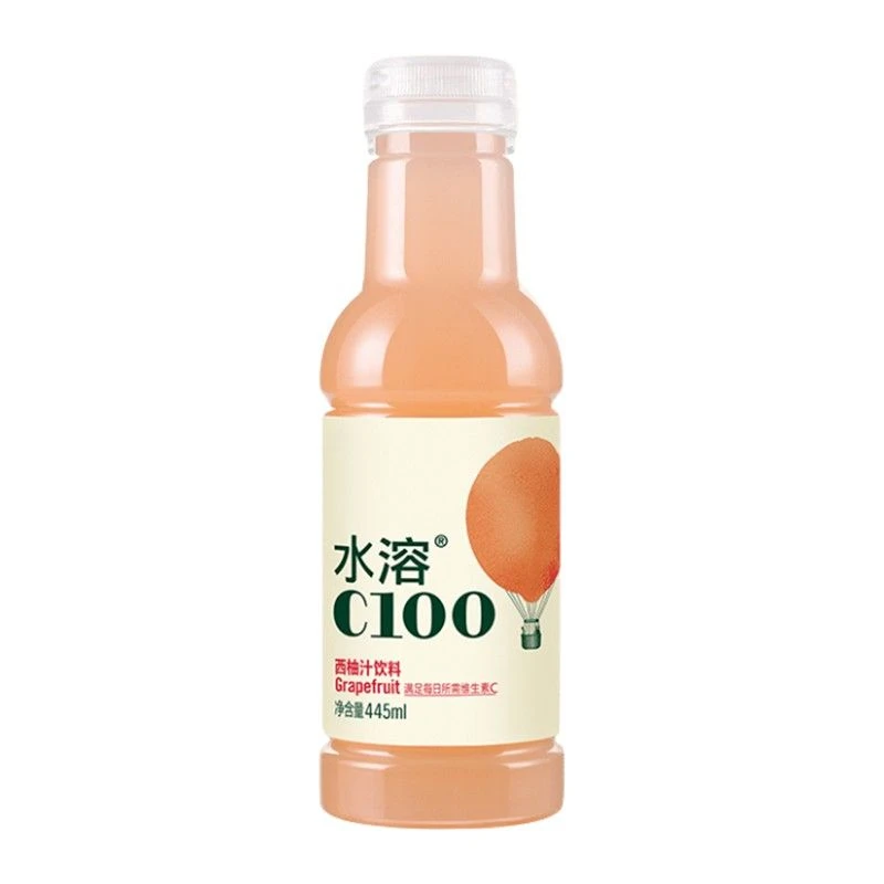 农夫水溶C100(西柚汁)445ml/瓶