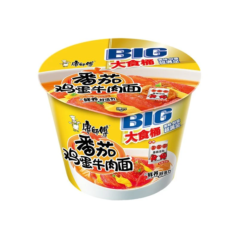康师傅BIG桶番茄鸡蛋面153g