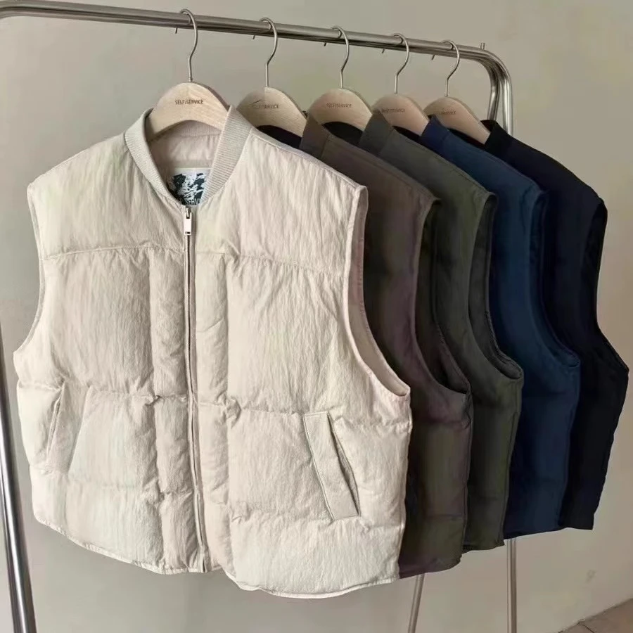 韩国东大门代购self service女2024秋冬简约款百搭拉链马甲