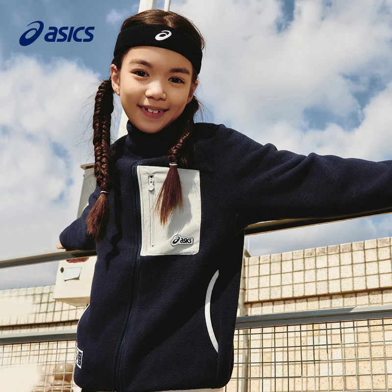 Asics/亚瑟士长袖圆领厚摇粒绒卫衣2025年春季新款331251053093